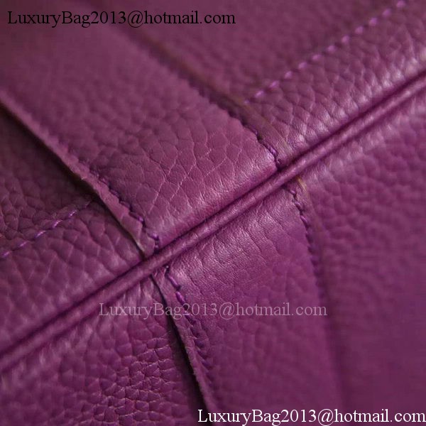 Hermes Garden Party 36cm 30cm Tote Bag Original Leather Purple