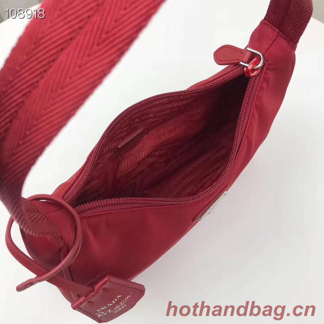 Prada Re-Edition 2000 nylon mini-bag 1NE515 red