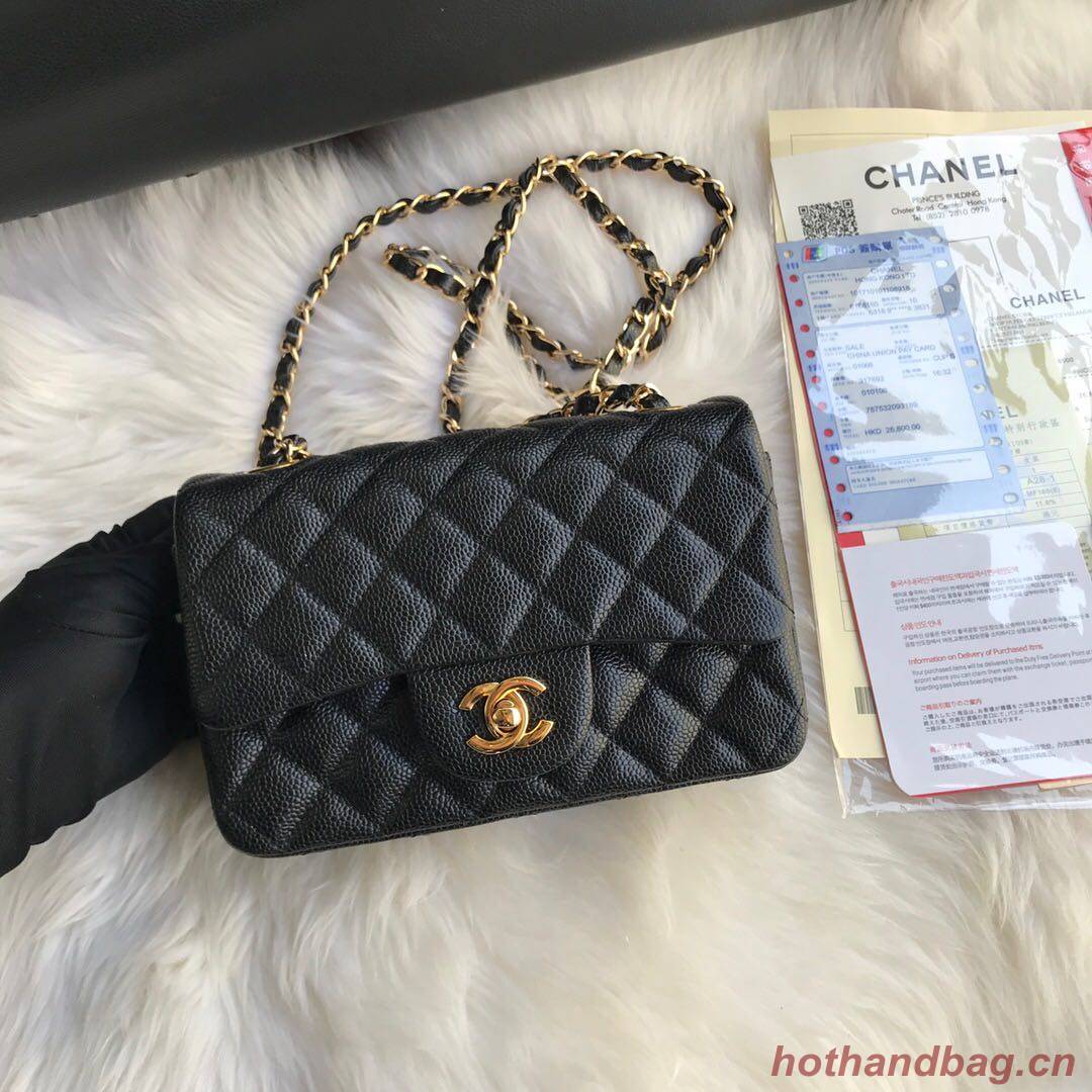 Chanel Original Lather Flap Bag 1116 black