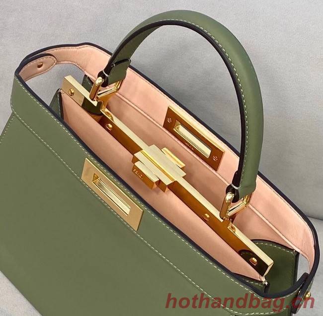 Fendi PEEKABOO ISEEU MEDIUM leather bag 70193 green