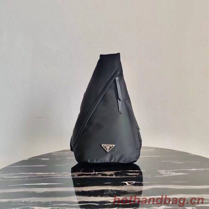 Prada Brushed leather bag 2VH092 black