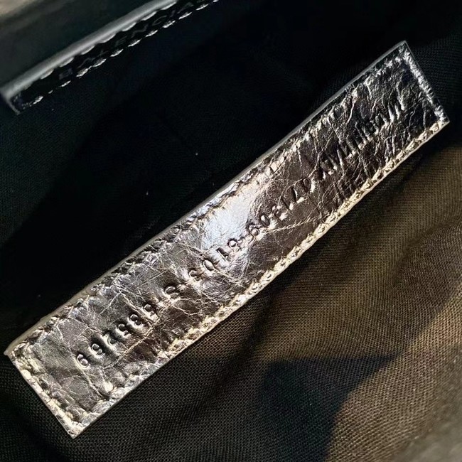 Balenciaga WOMENS LE CAGOLE MEDIUM SHOULDER BAG IN  silver 27541