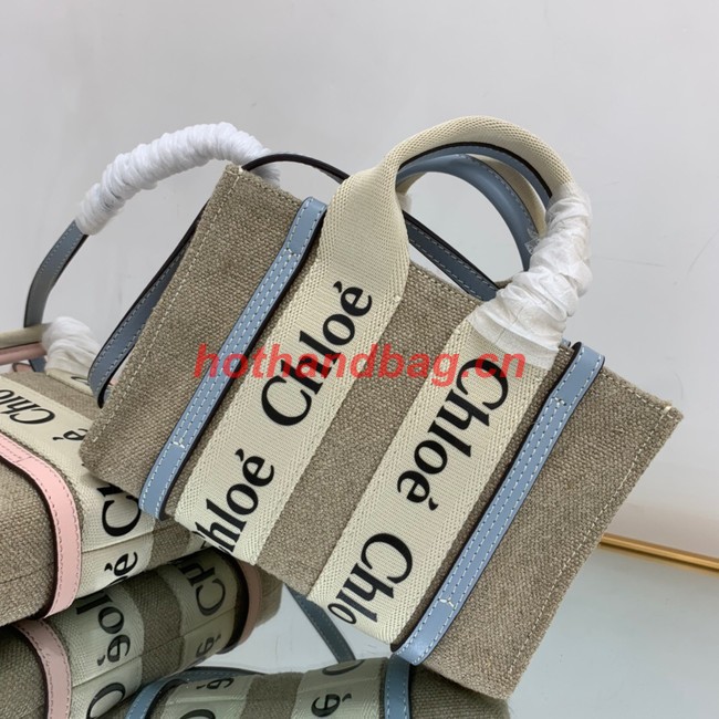 Chloe Cloth & leather 6688 light blue