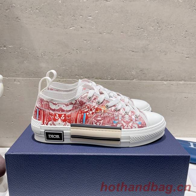 WALK N DIOR PLATFORM SNEAKER Dior Oblique Embroidered Cotton 93516-6