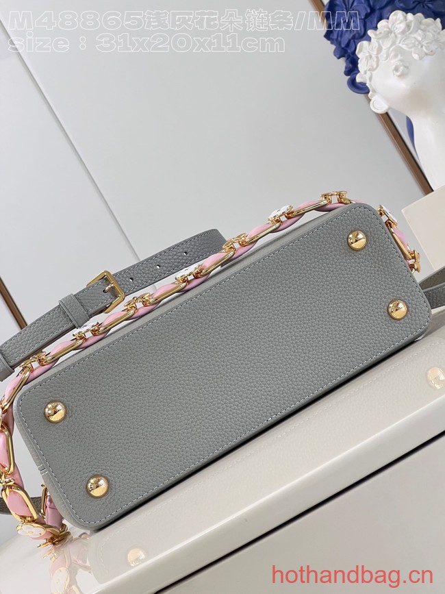 Louis Vuitton Capucines MM M22512 Ice Grey