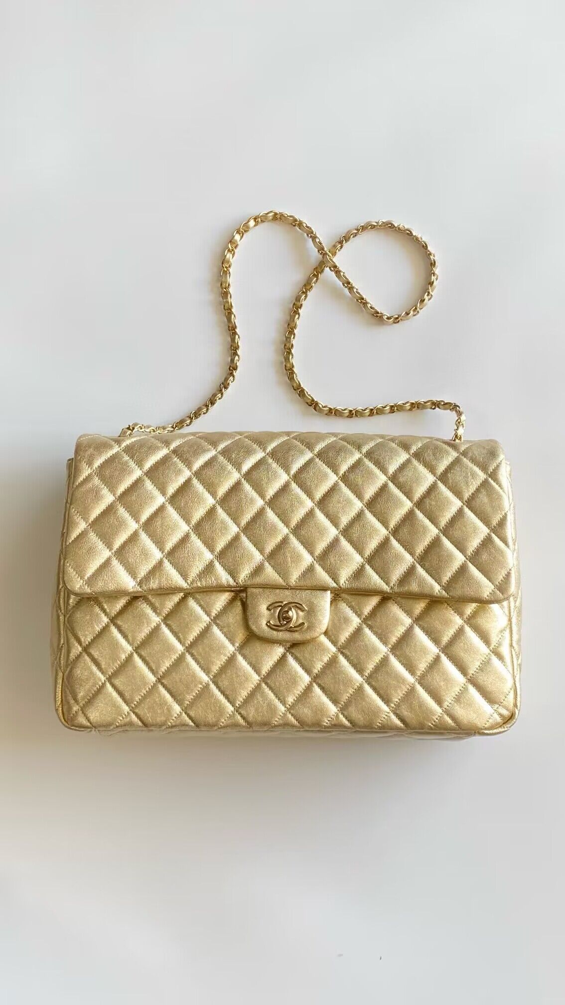Chanel LARGE 2.55 HANDBAG AS4661 Gold