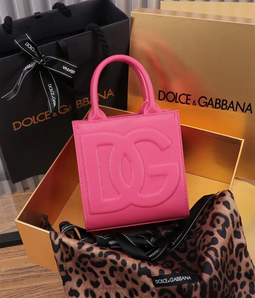 Dolce & Gabbana leather Shoulder Bag G6507 rose