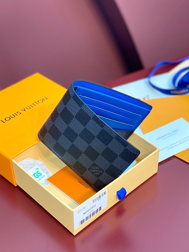 Louis Vuitton Pocket Organizer N00092 Indigo Blue