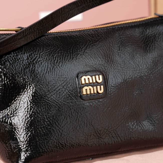 MIU MIU Leather Shoulder Bags 5NE841 black