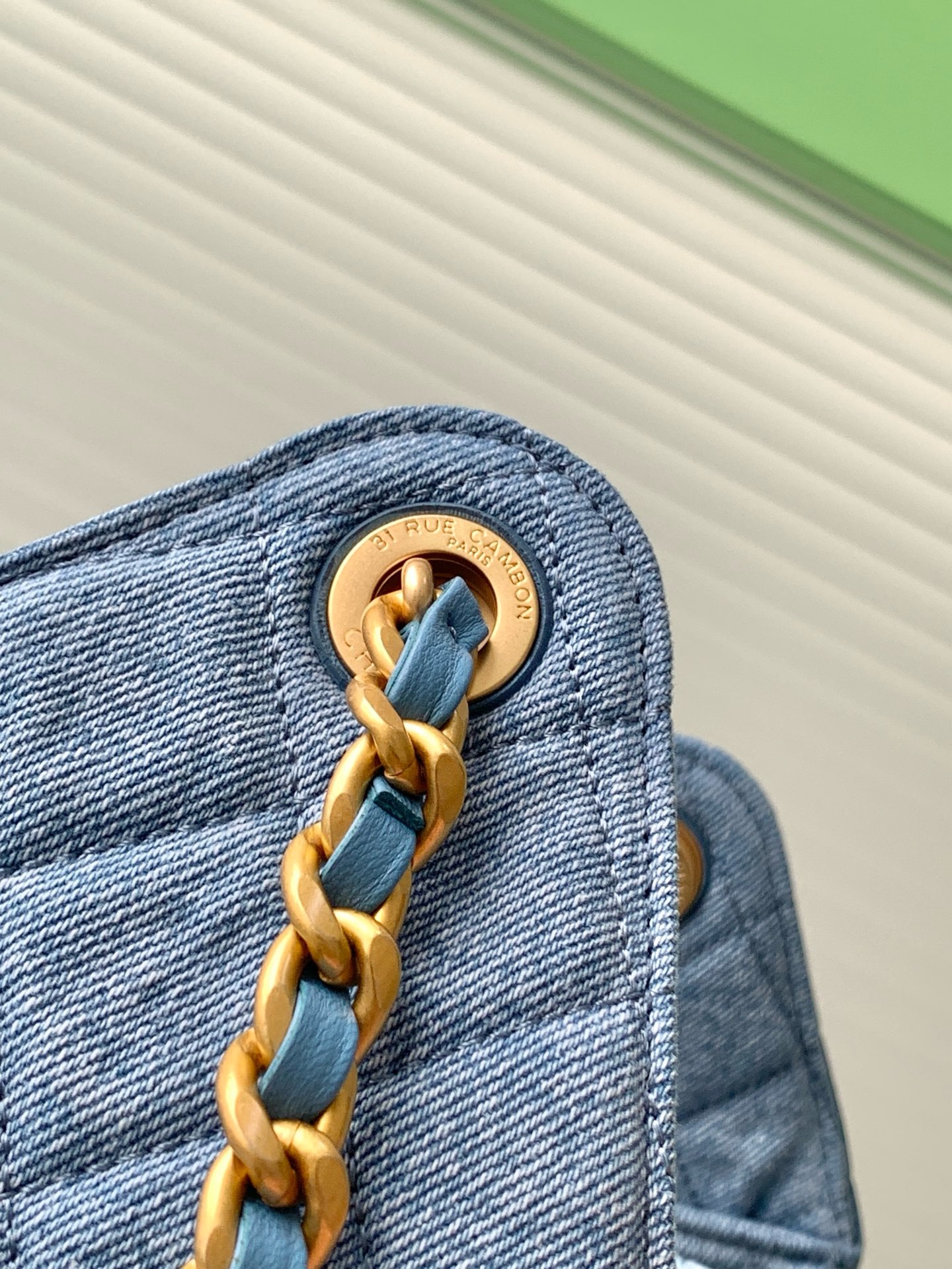 Chanel Denim HOBO BAG AS5231 blue