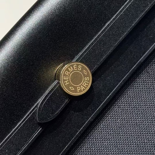 Hermes mini Herbag 20CM Original Canvas Leather & Calfskin 48888-4