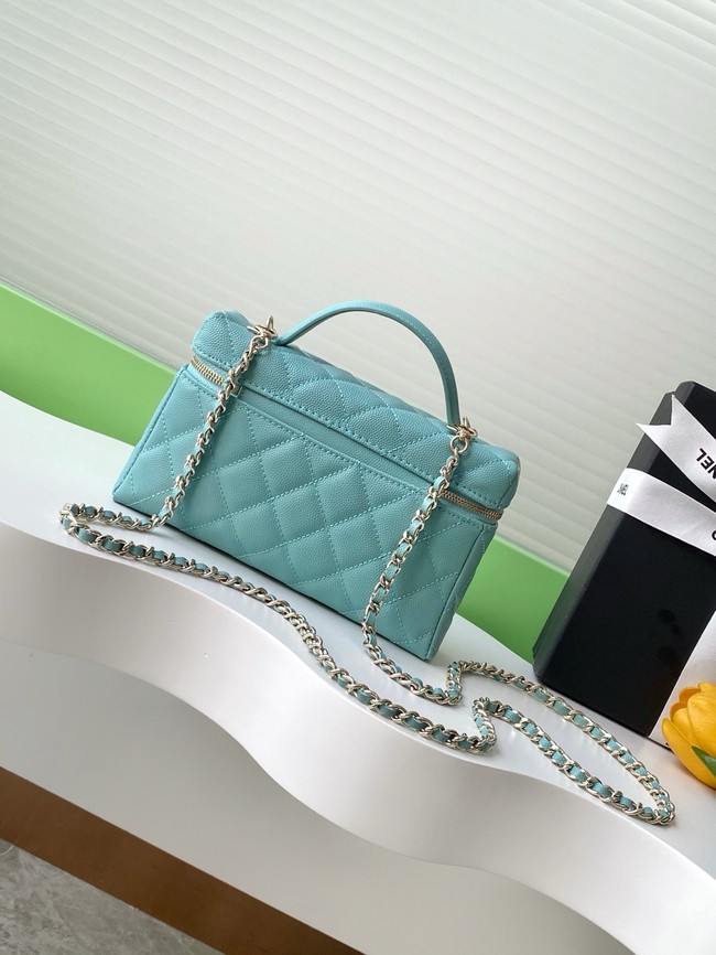 Chanel CLUTCH WITH CHAIN AP4531 Lake blue