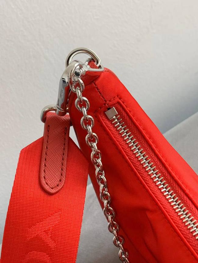 Prada Re-Edition nylon shoulder bag 1BH204 red