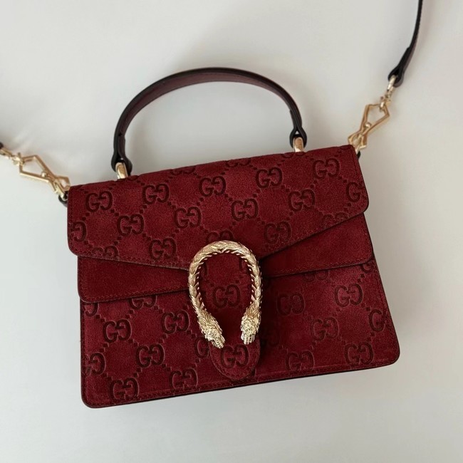 GUCCI DIONYSUS MINI TOP HANDLE BAG 813400 red