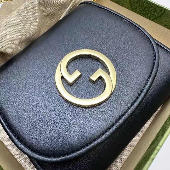 Gucci Blondie card case wallet GG 725219 black