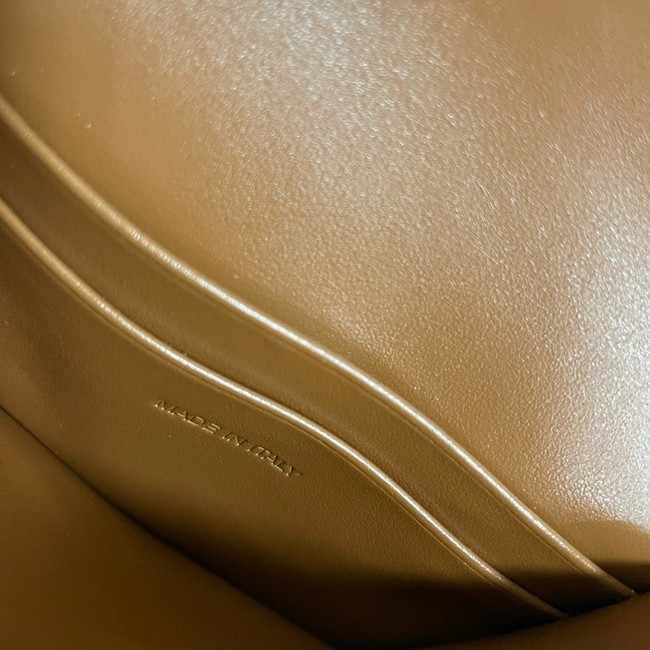 Celine CARD HOLDER WITH FLAP TRIOMPHE IN TRIOMPHE CANVAS 10I583 brown