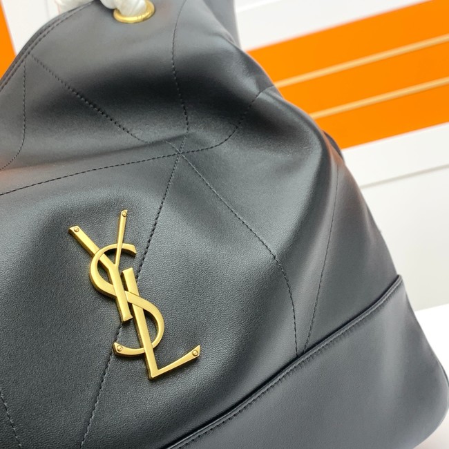 SAINT LAURENT JAMIE SHOPPING IN LAMBSKIN 809824 black