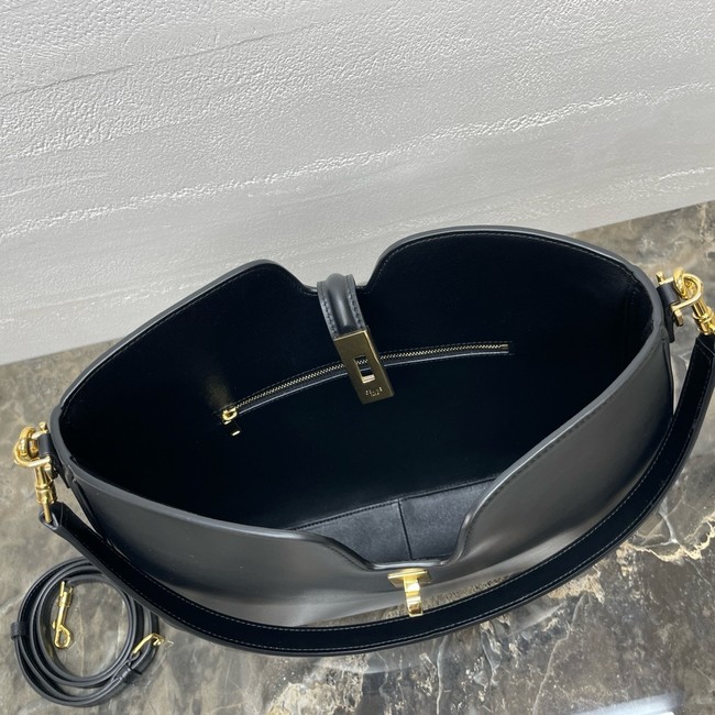 Celine MEDIUM CAMILLE 16 SOFT BAG IN SMOOTH CALFSKIN 119563 black