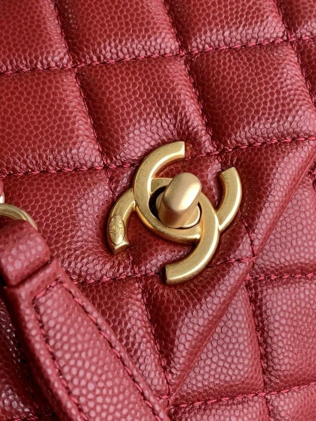 Chanel FLAP BAG WITH TOP HANDLE 92990-12