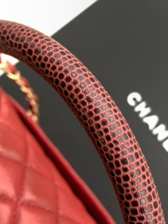 Chanel LARGE FLAP BAG WITH TOP HANDLE 92991-11