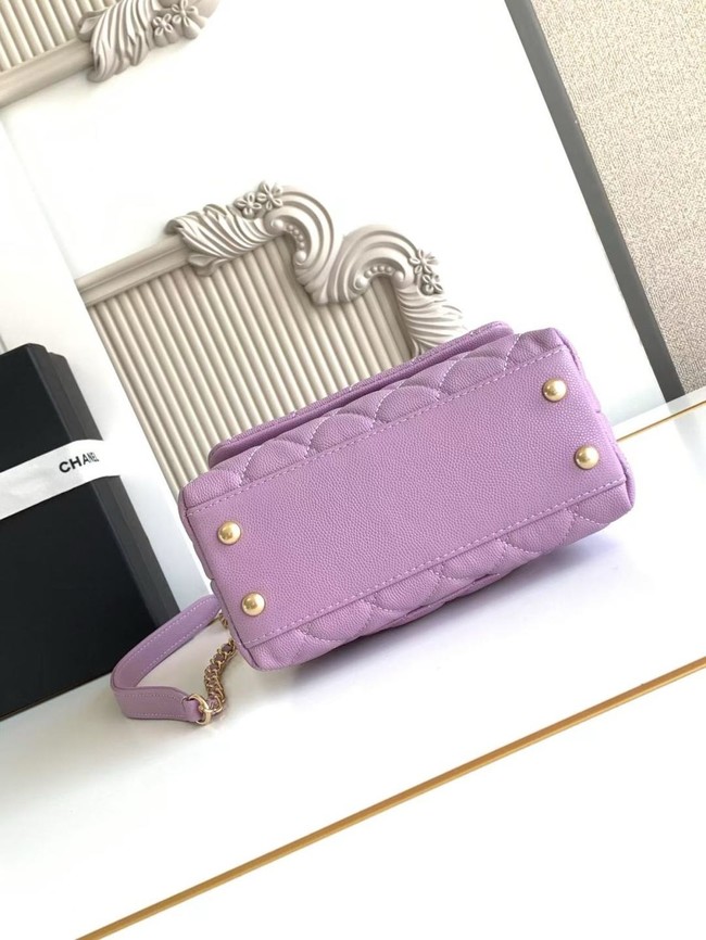 Chanel MINI FLAP BAG WITH TOP HANDLE AS2215-13