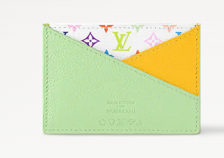 Louis Vuitton LV x TM Criss-Cross Card Holder M14090 green