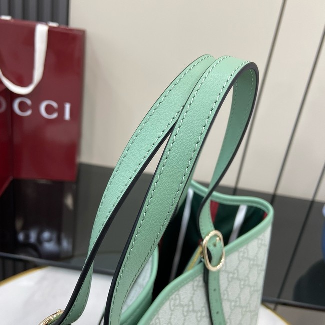 Gucci GG EMBLEM LARGE TOTE BAG 815213 Sage green