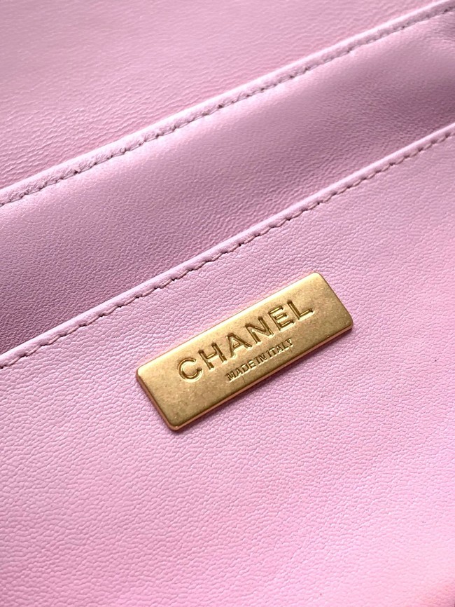 Chanel SMALL FLAP BAG WITH TOP HANDLE AS5356 pink