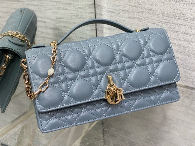 My Dior Mini Bag Cannage Lambskin S0980ONMJ Cloud Blue