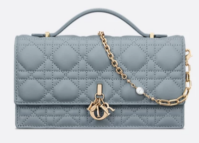 My Dior Mini Bag Cannage Lambskin S0980ONMJ Cloud Blue
