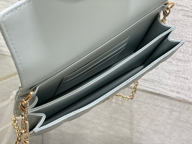 My Dior Mini Bag Cannage Lambskin S0980ONMJ Shirt Blue