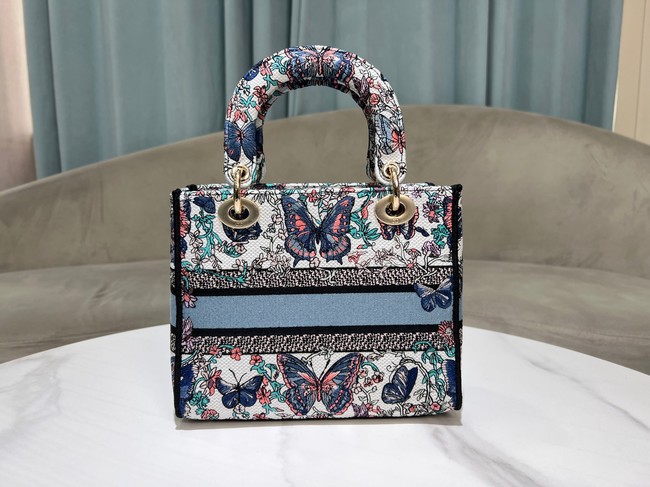 Dior Medium Lady D-Lite Bag Embroidery M0565OECZ