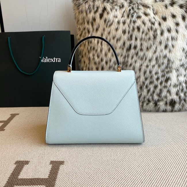 Valextra Iside Top Handle Medium Bag 56028 SMOKEY BLUE