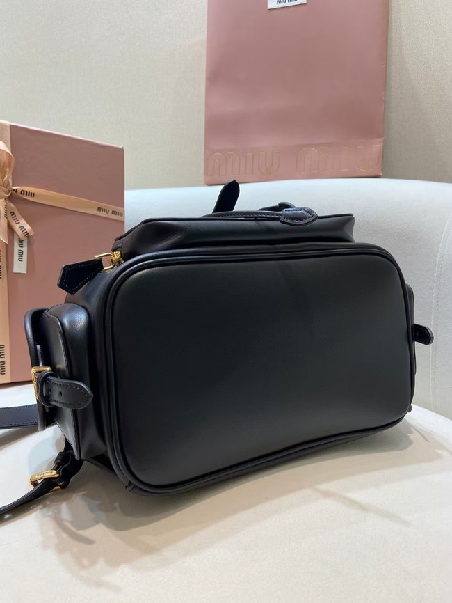 MIUMIU Cowhide backpack 5BZ042 black