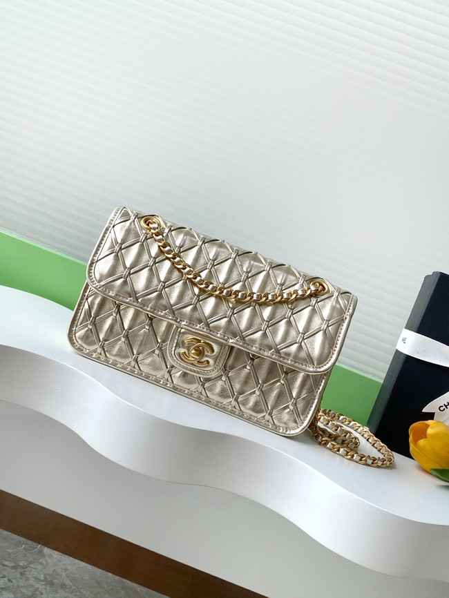 Chanel Mini flap bag AS4795 GOLD