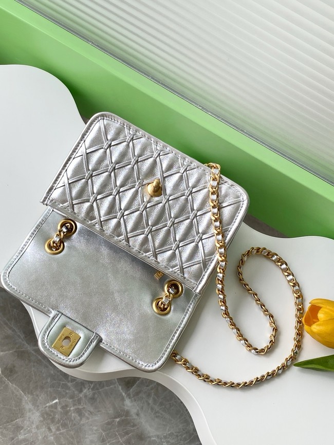 Chanel Mini flap bag AS4797 Silver