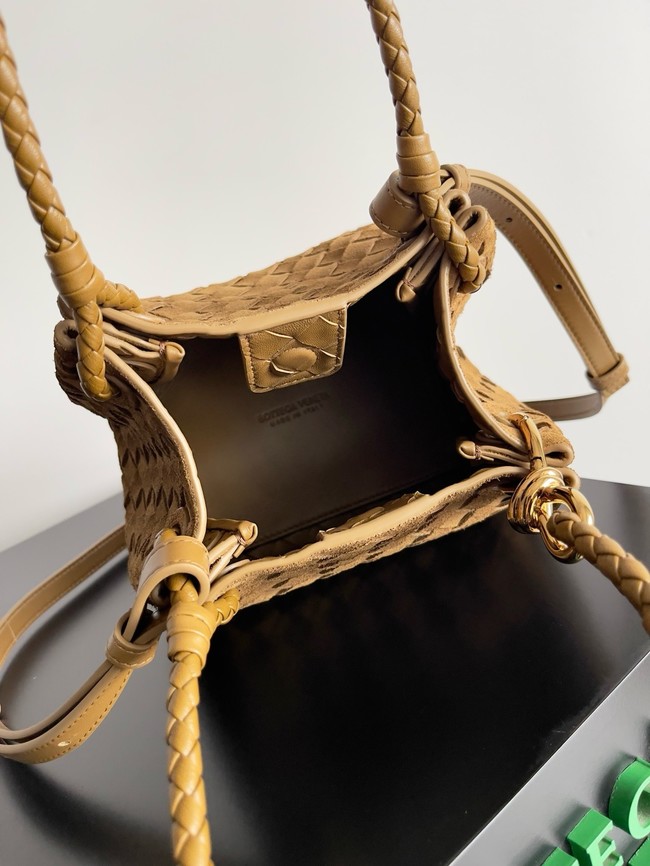 Bottega Veneta Suede Small Parachute 796569 brown