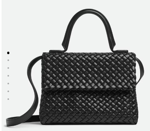 Bottega Veneta Patti Shoulder Bag 776783 black