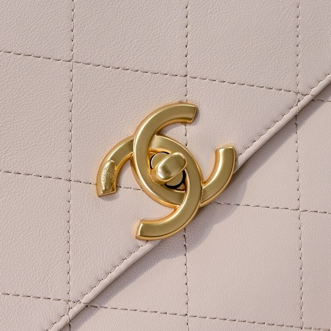 Chanel Medium FLAP BAG WITH TOP HANDLE AS5447 PINK
