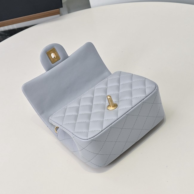 Chanel MINI FLAP BAG AS1786 light gray