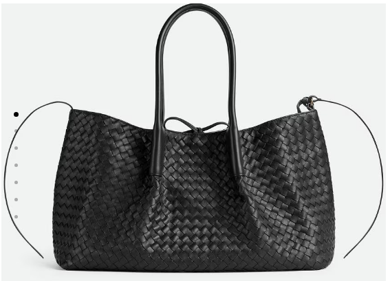 Bottega Veneta Pinacoteca 817166 Black&fondant