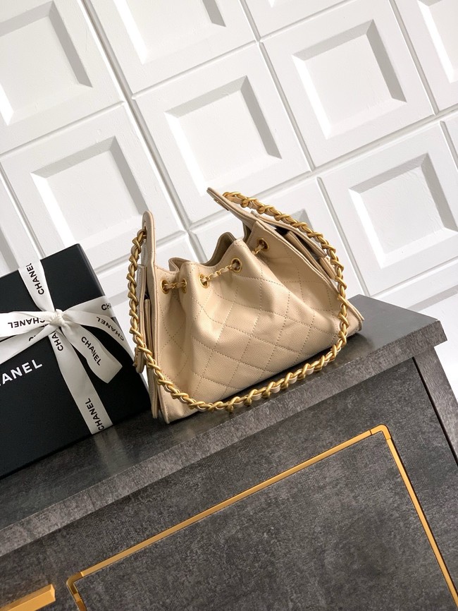 CHANEL 25 MINI HANDBAG AS5631 Apricot