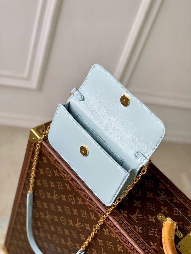 Louis Vuitton NEW Wallet On Chain LV Bloom M14581 Azur