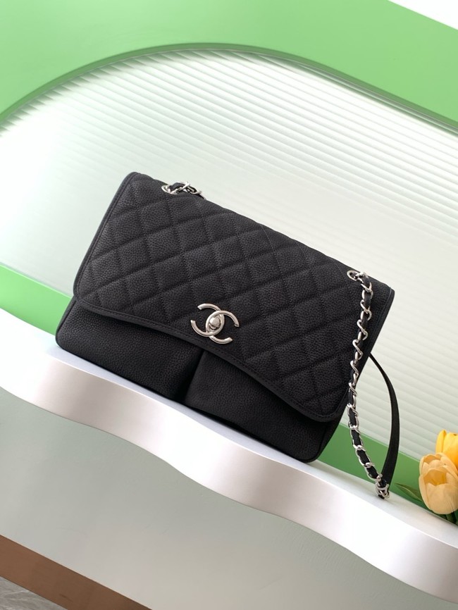 Chanel MAXI FLAP BAG Shoulder Bag AS6068 black