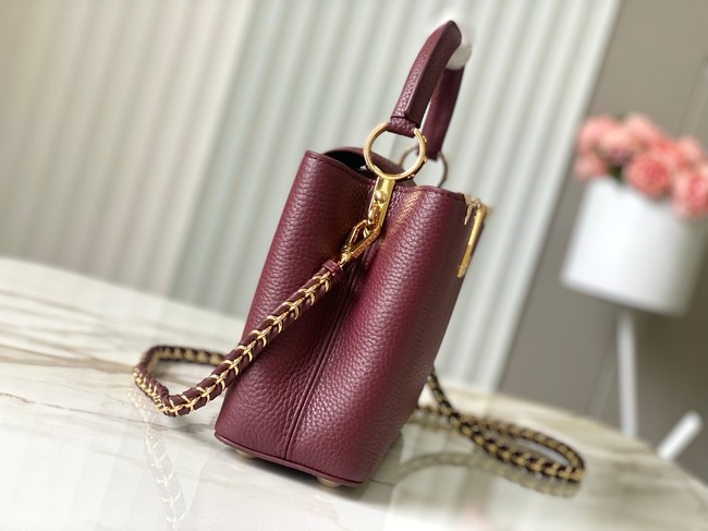 Louis Vuitton Capucines MM M23331 burgundy