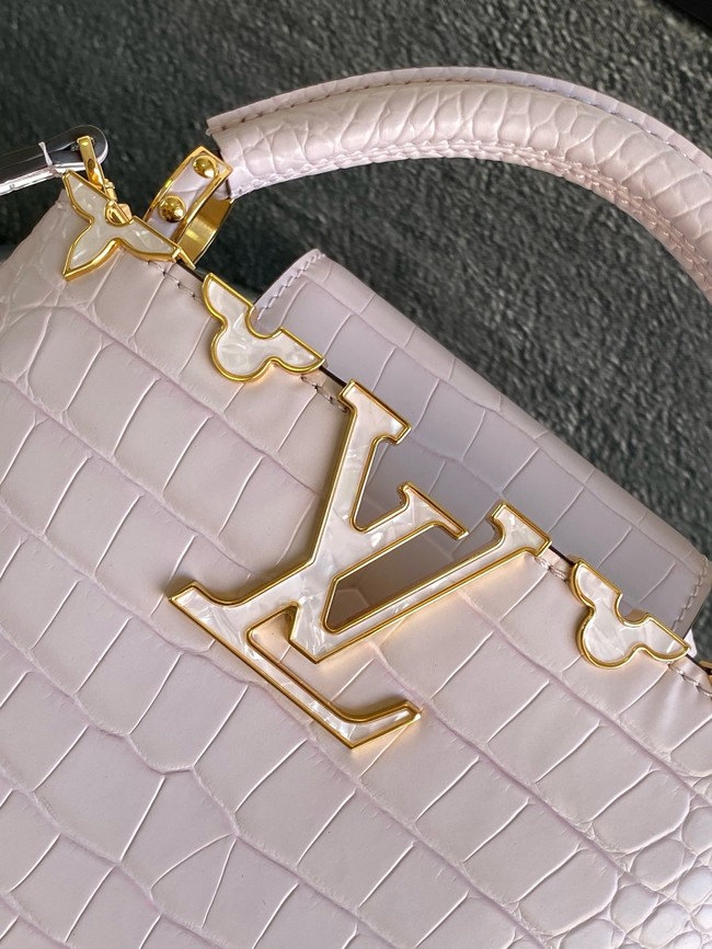 Louis Vuitton Capucines Mini Crocodile pattern M86153 pink