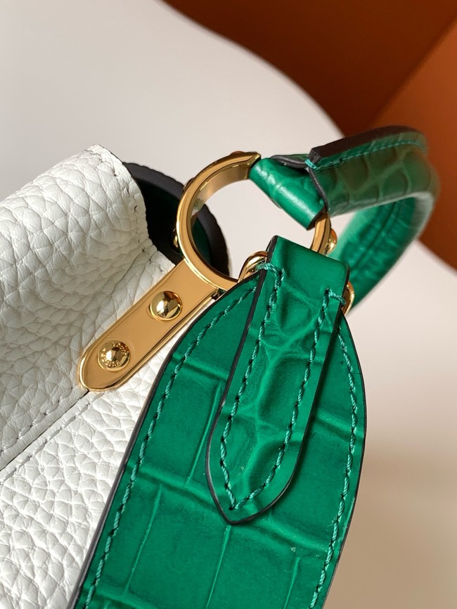 Louis Vuitton Capucines Mini M96498 white&green