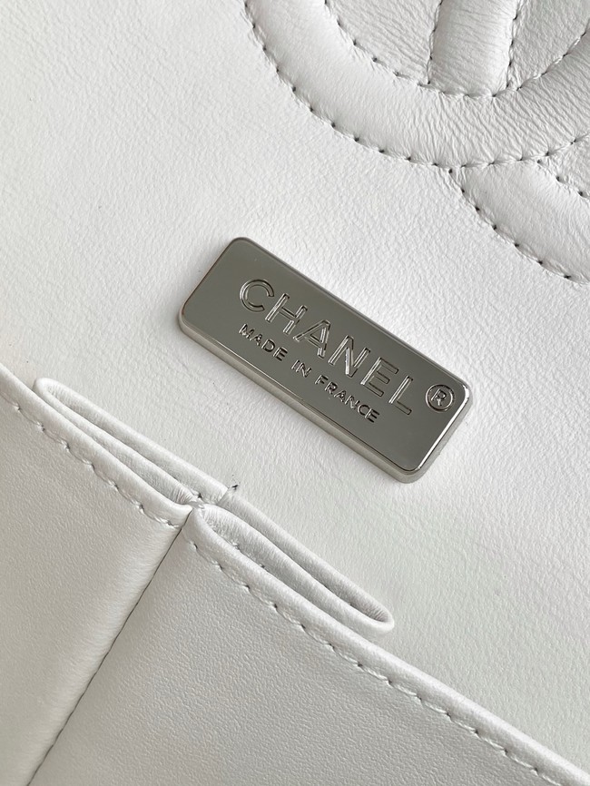 CHANEL Classic 11.12 Handbag A01112 Silver