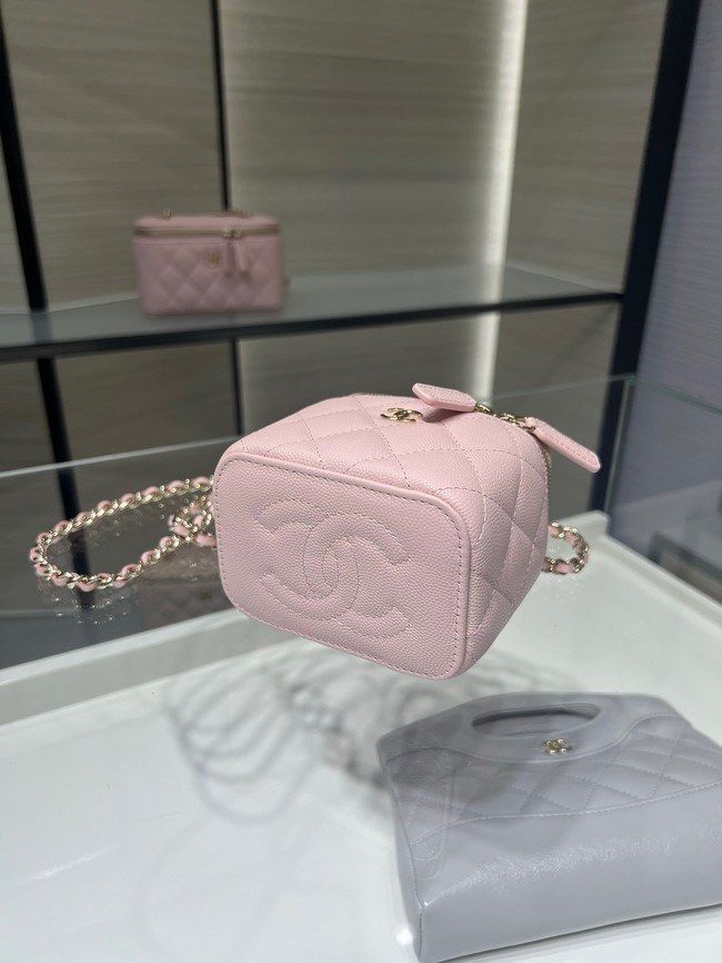 CHANEL Classic Small Vanity with Chain AP1340 pink