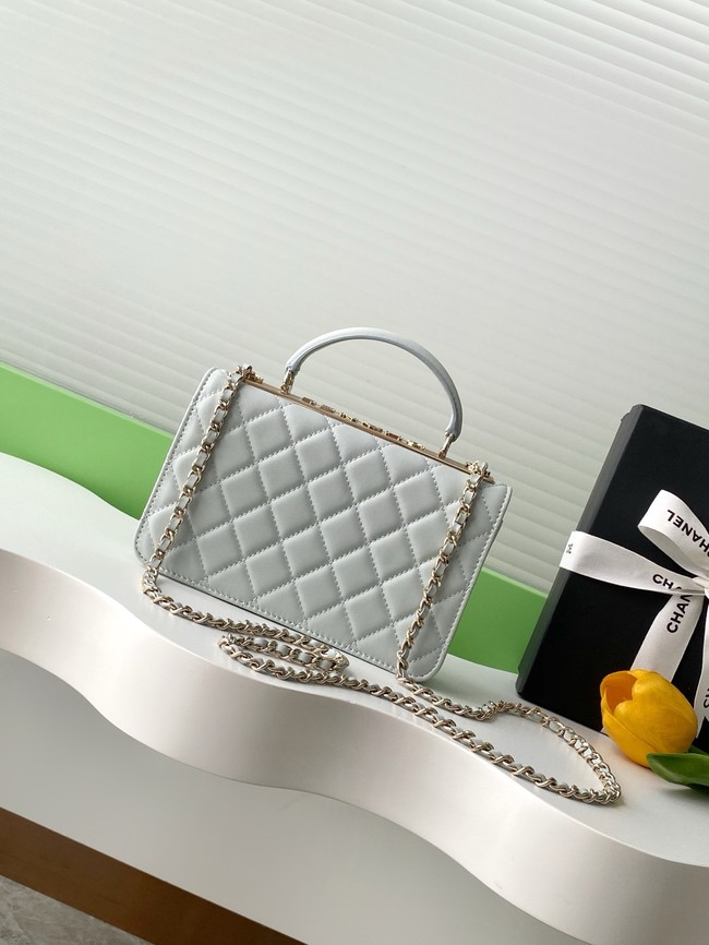 CHANEL Wallet On Chain AP4323 light gray